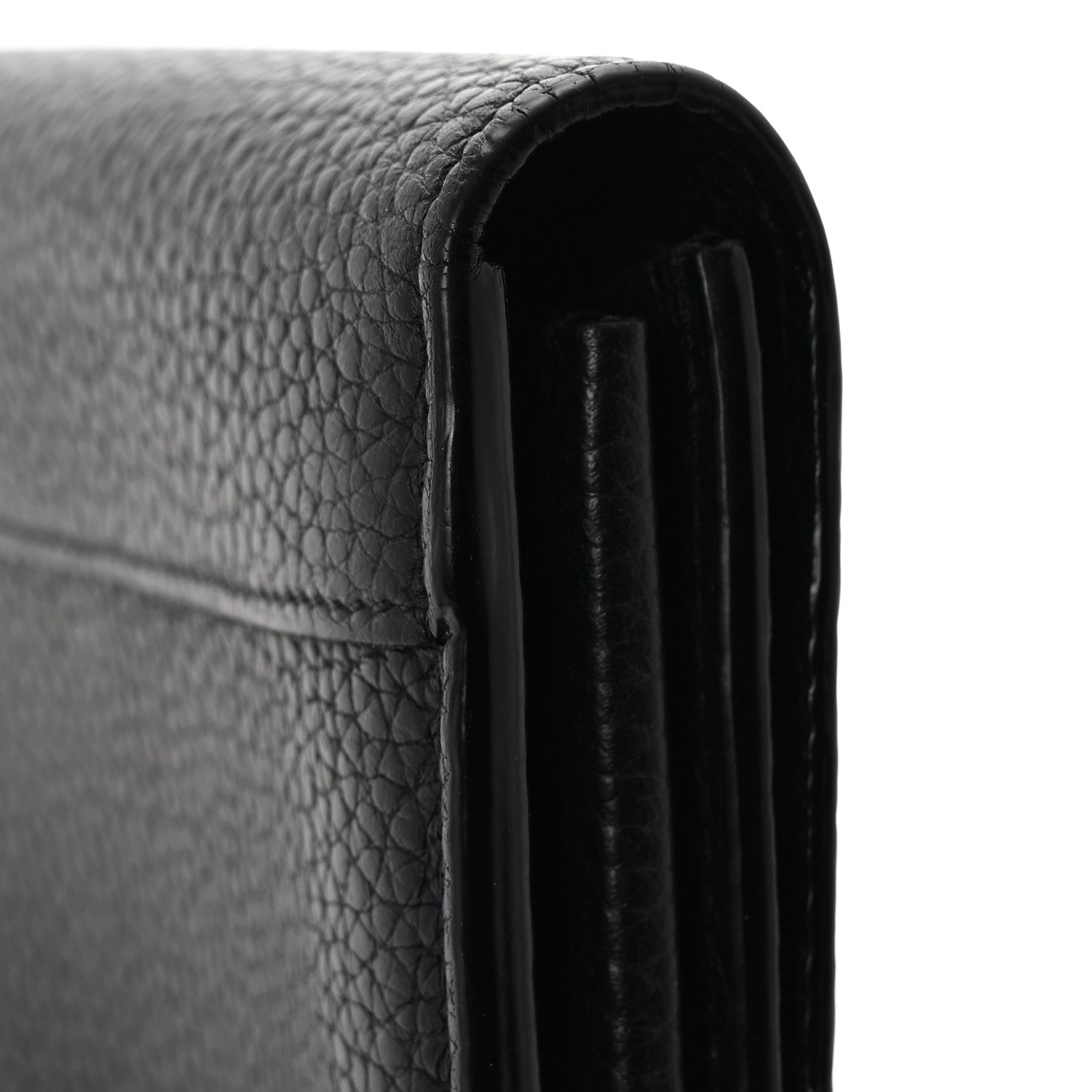Louis Vuitton Taurillon Embellished Capucines Long Wallet Black 9 of 11