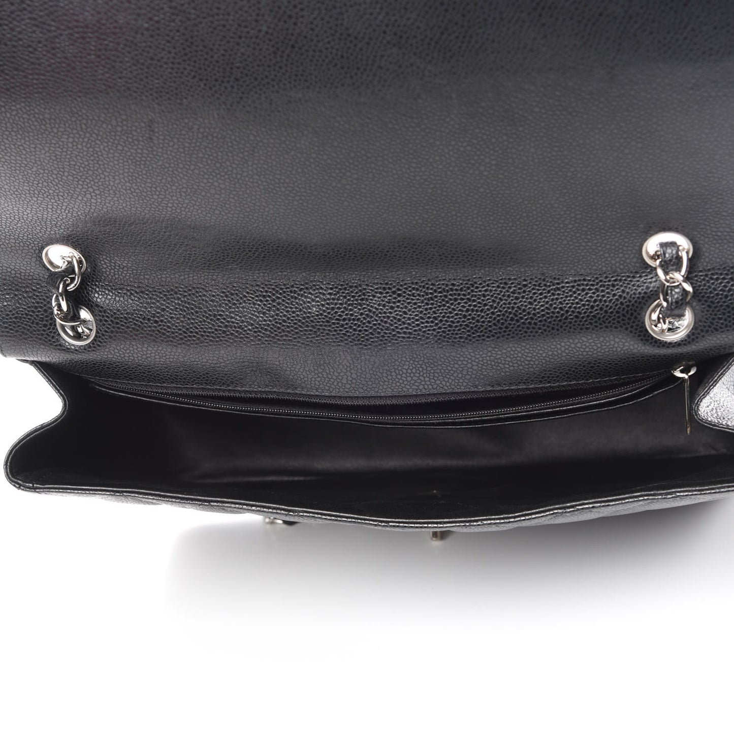 Caviar Quilted Maxi Single Flap Black