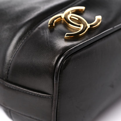 Chanel Lambskin CC Drawstring Shoulder Bag Black 11 of 13