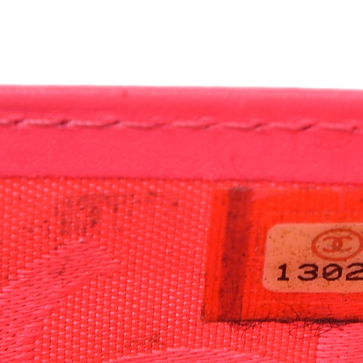 Calfskin Quilted Cambon Yen Wallet Black White