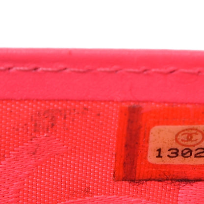 Chanel Calfskin Quilted Cambon Yen Wallet Black White 8 of 11