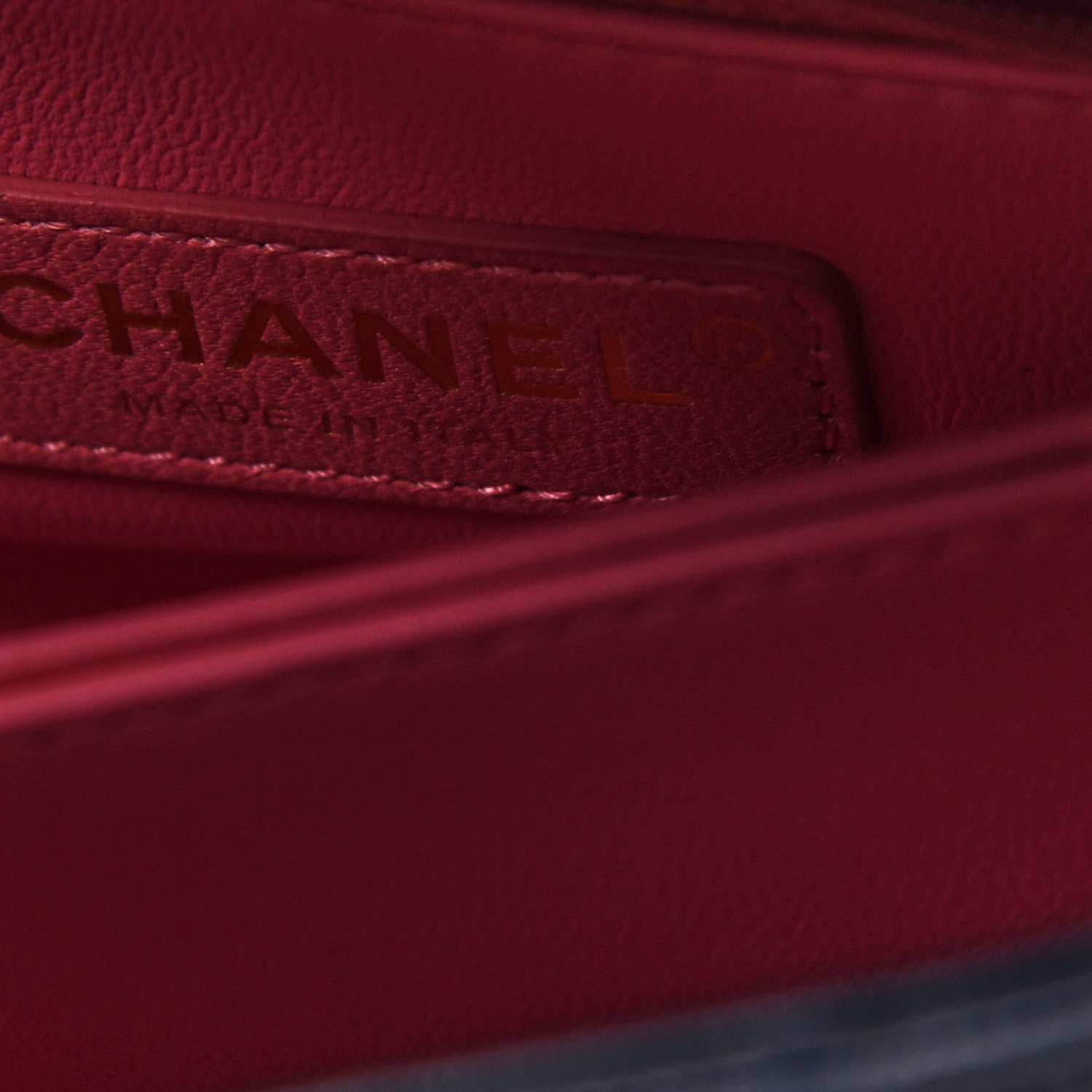 Chanel Goatskin Quilted Extra Mini Rainbow Coco Handle Flap Navy Blue 6 of 12