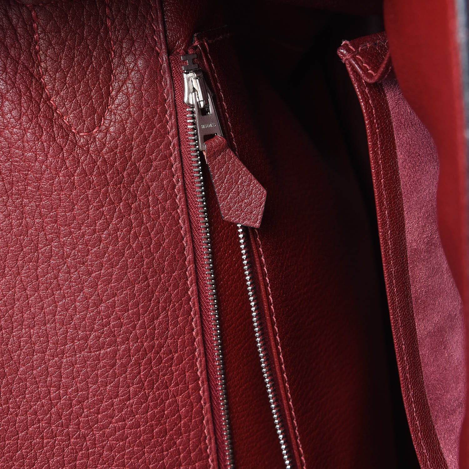 Hermes Fjord Kelly Retourne 40 Rouge H 5 of 19