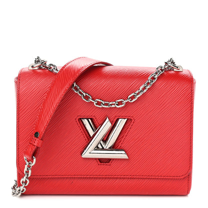 Louis Vuitton Epi Twist Shoulder Bag MM Coquelicot 1 of 14