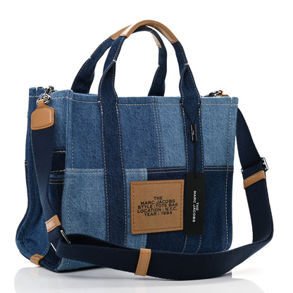 Marc Jacobs Denim Canvas Small Tote Bag Blue 3 of 10