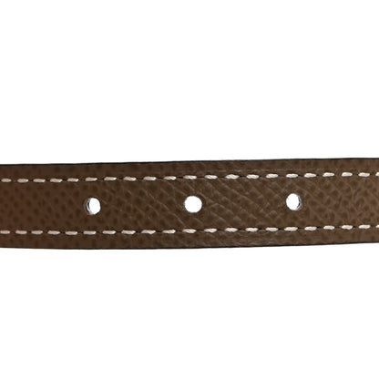 Hermes Swift Epsom 13mm Plaisance Belt 90 36 Black Etoupe 5 of 7