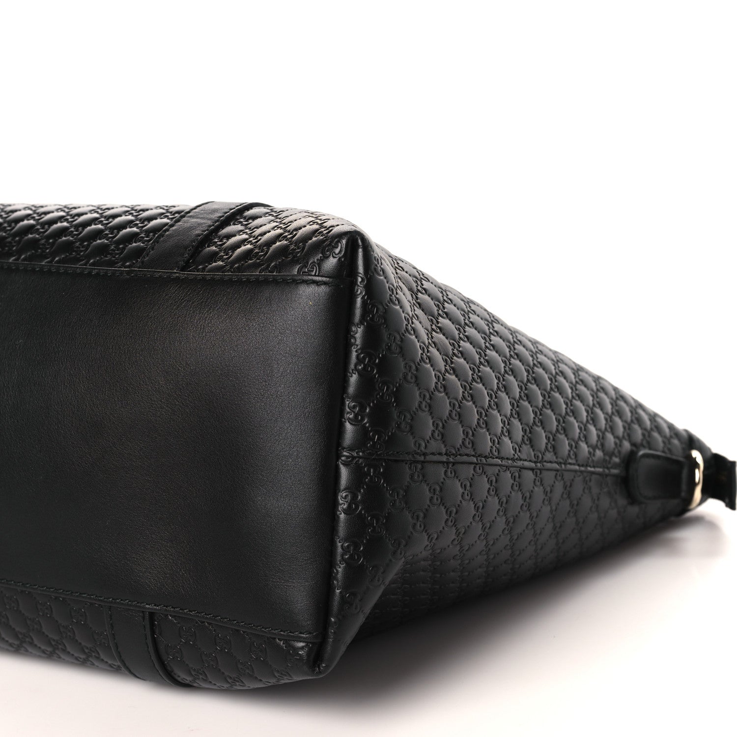 Gucci Soft Microguccissima Medium Zippered Satchel Black 9 of 9