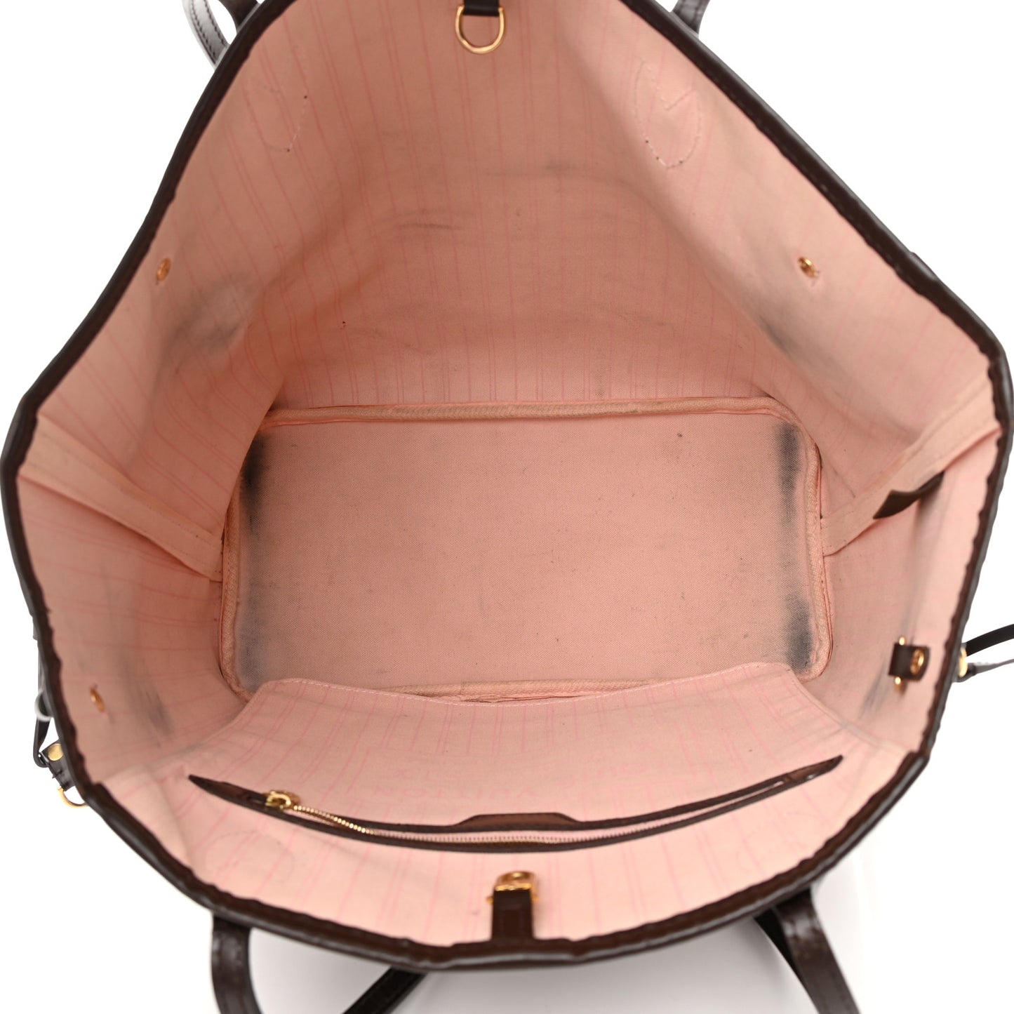 Damier Ebene Neo Neverfull MM Rose Ballerine
