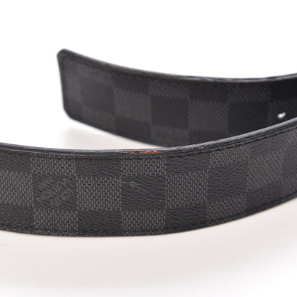 Louis Vuitton Damier Graphite LV Initiales Belt 90 36 14 of 14