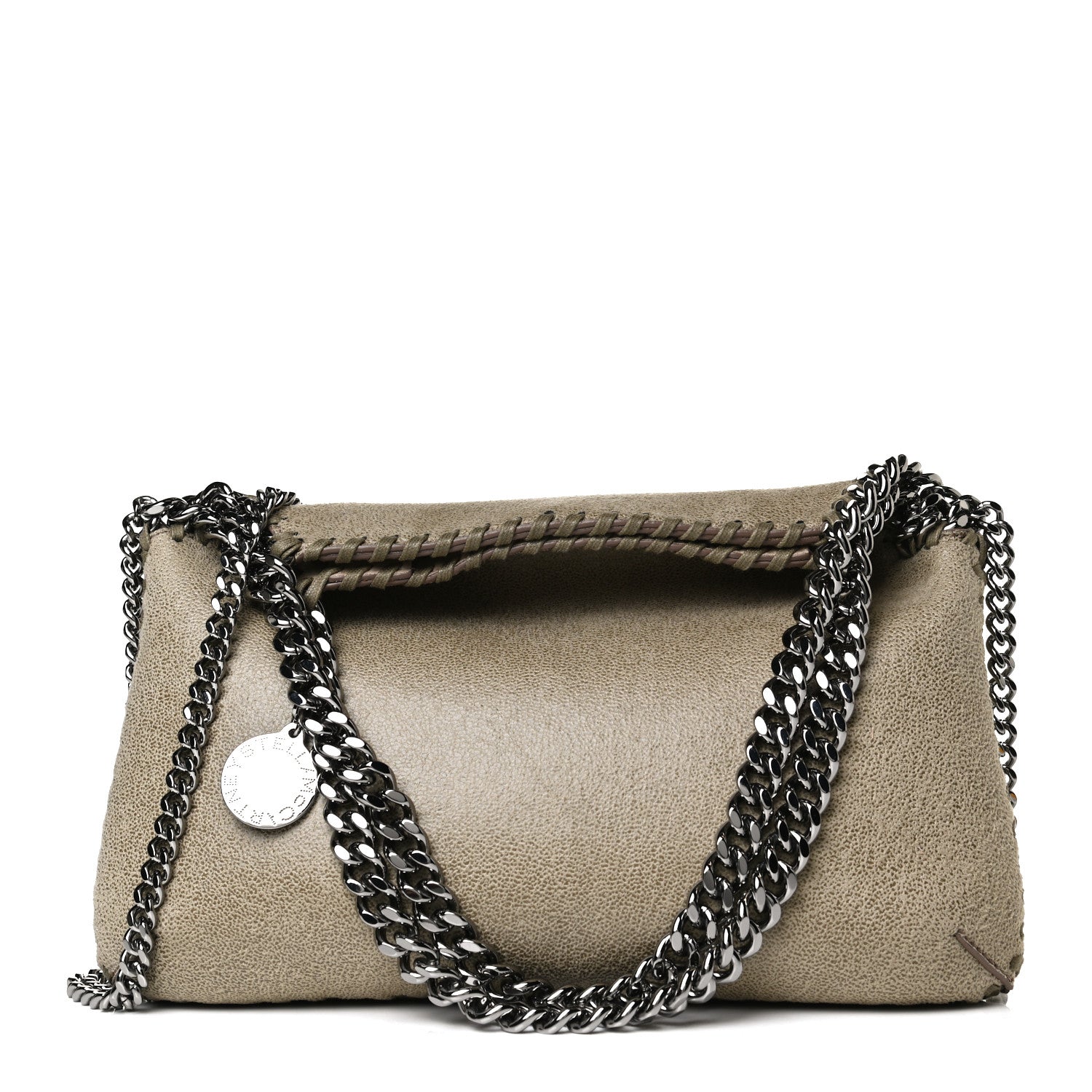 Stella McCartney Shaggy Deer Falabella Crossbody Bag Light Khaki 1 of 15