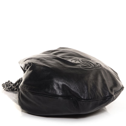 Chanel Lambskin Large Rock and Chain Hobo Black 4 of 9