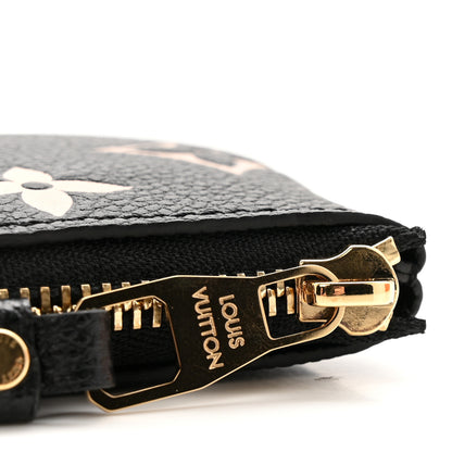 Louis Vuitton Empreinte Monogram Giant Key Pouch Black Beige 8 of 9