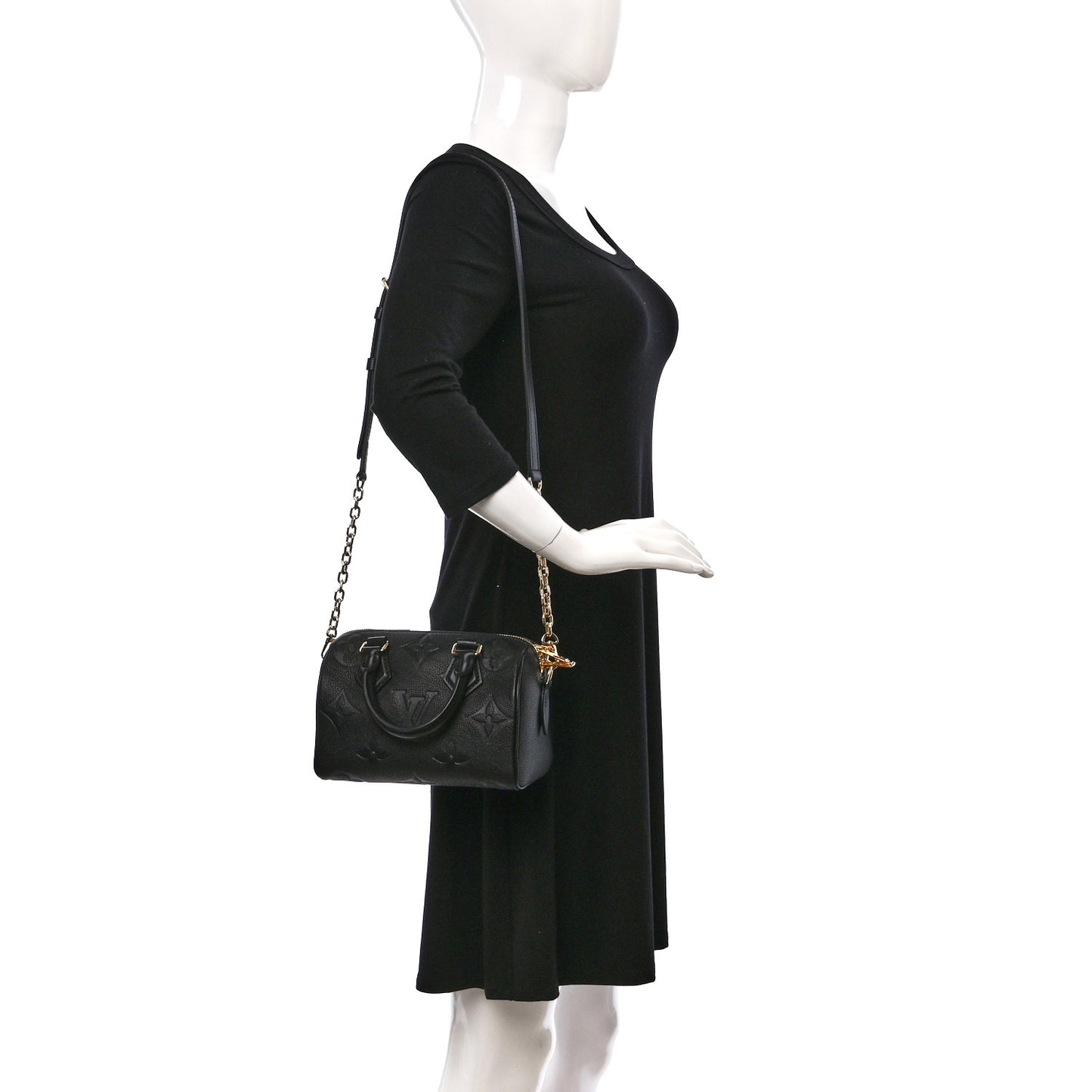 Empreinte Monogram Giant Speedy Bandouliere 20 Black