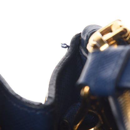 Prada Saffiano Medium Galleria Double Zip Tote Bluette 17 of 17