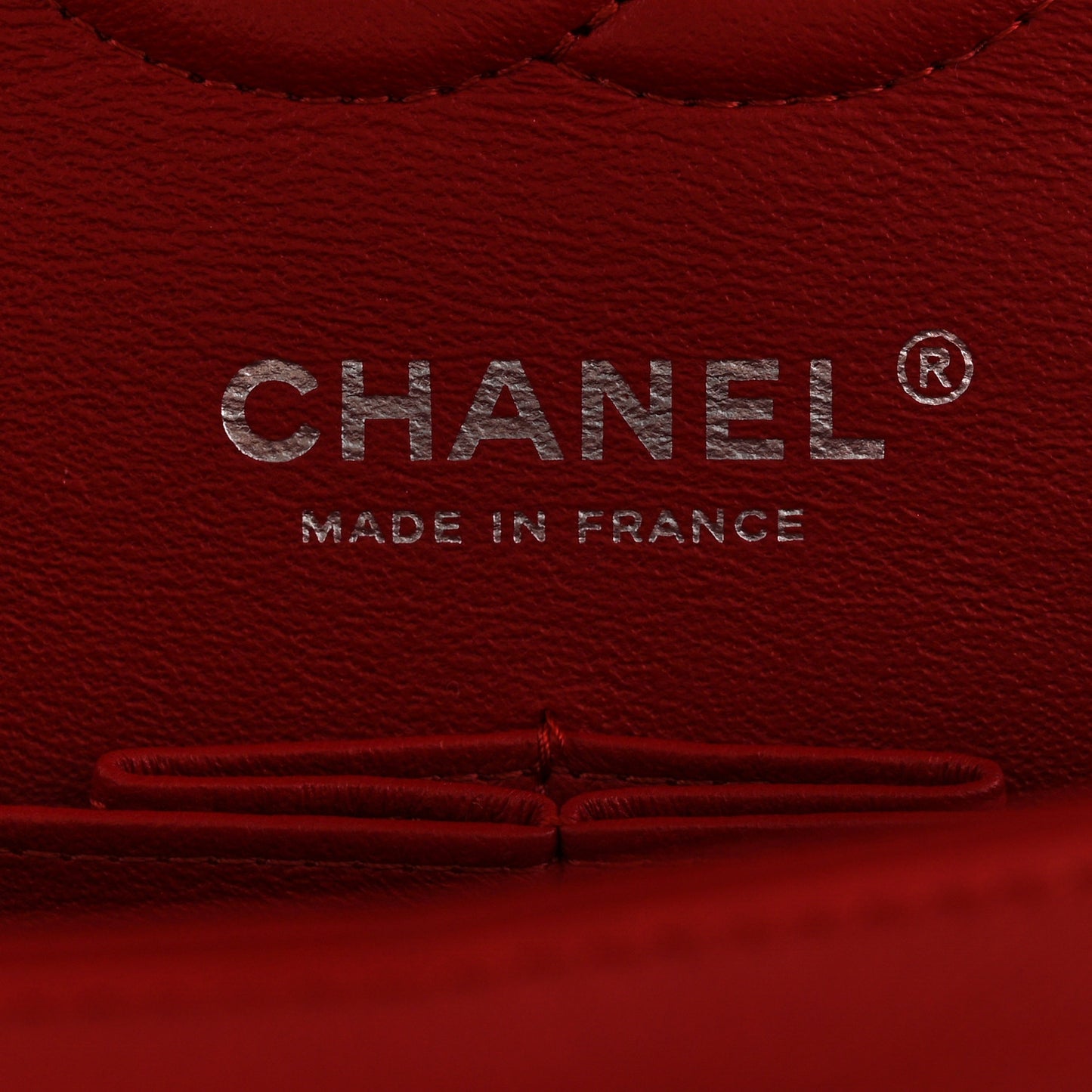 Lambskin Quilted Small Double Flap Dark Red