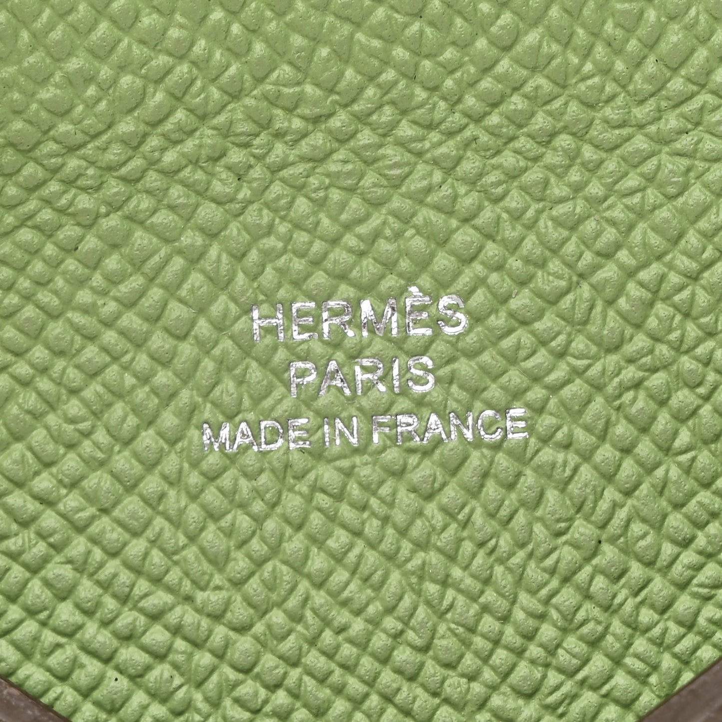 Epsom Verso Calvi Card Case Etain Vert Criquet