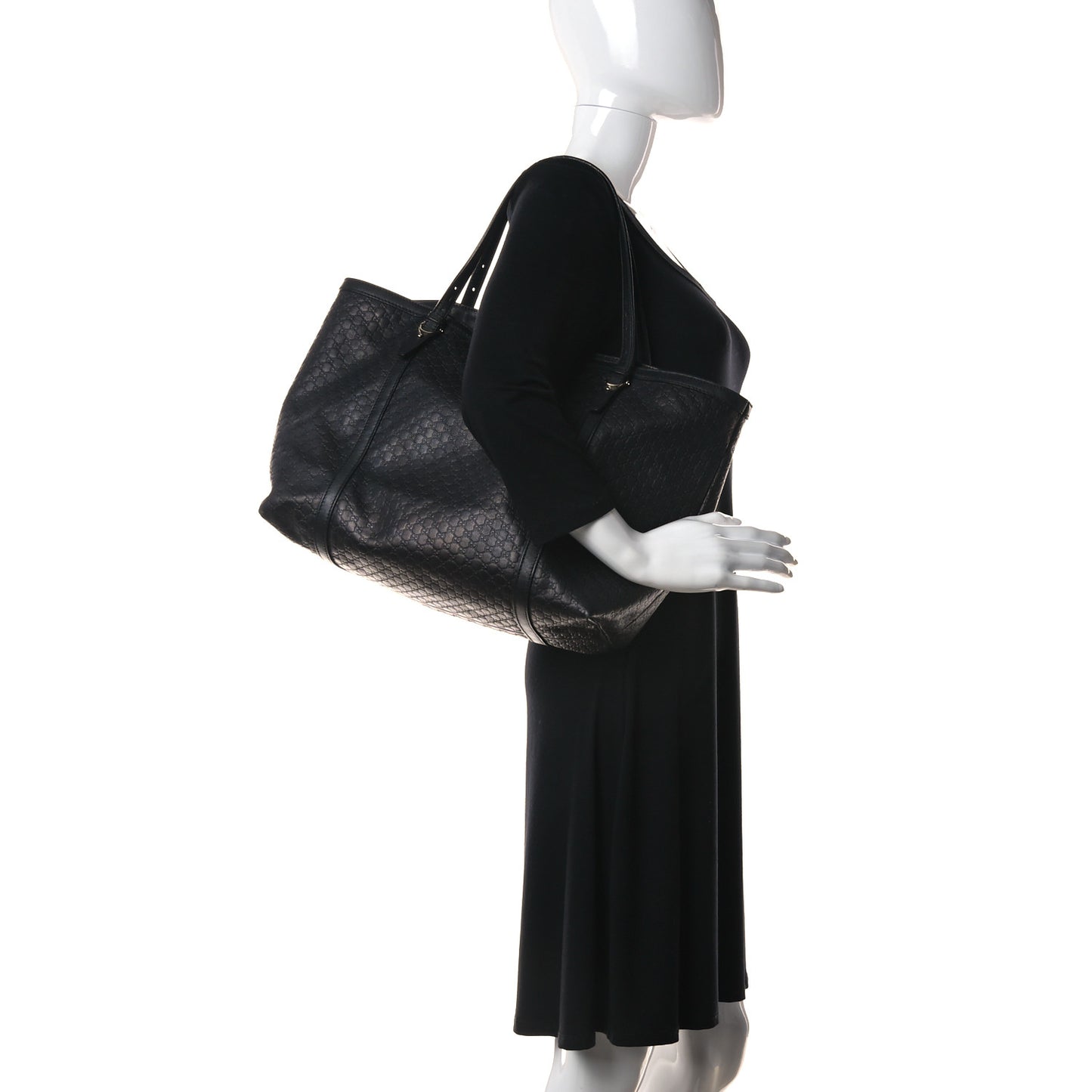 Microguccissima Medium Nice Tote Black