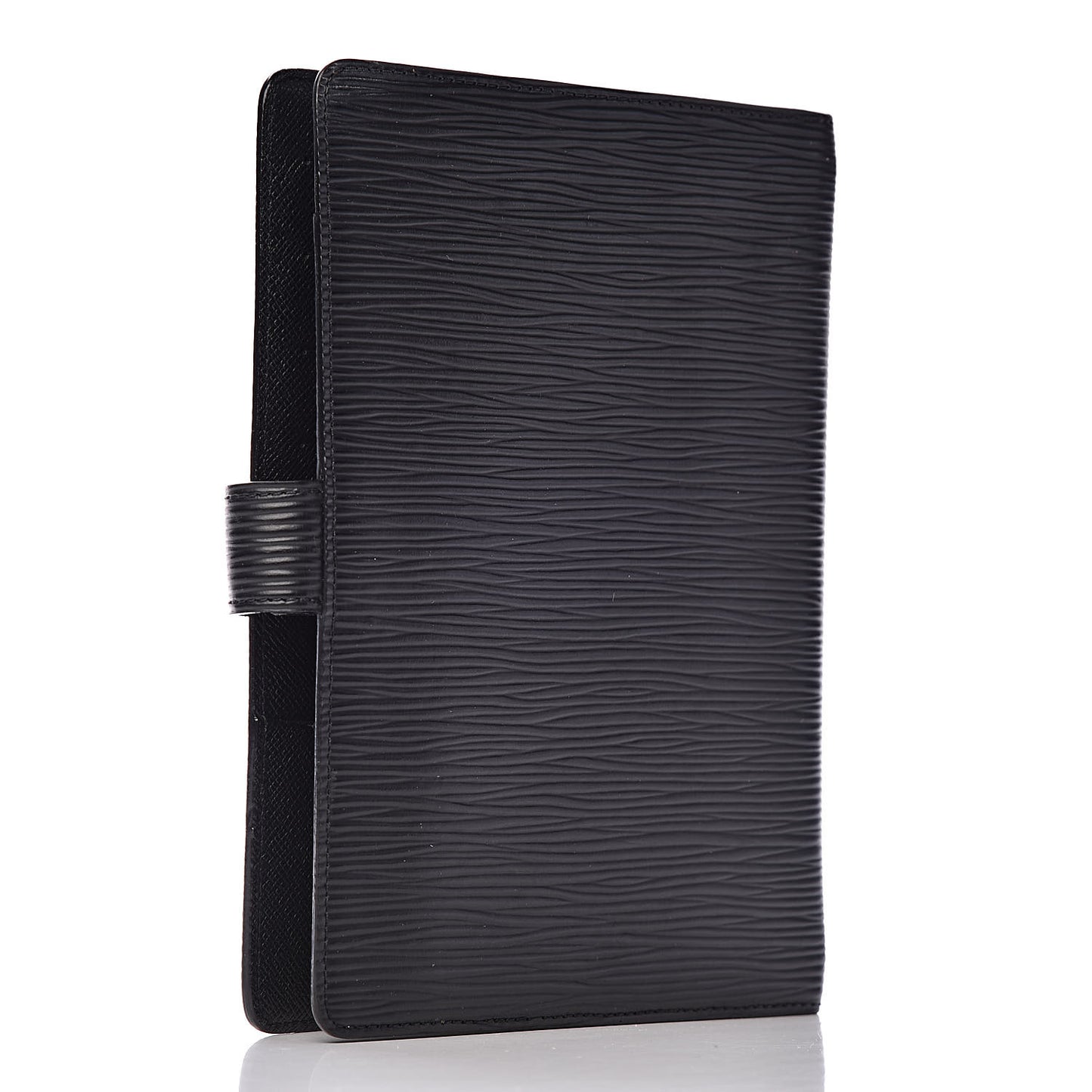 Epi Medium Ring Agenda Cover Black