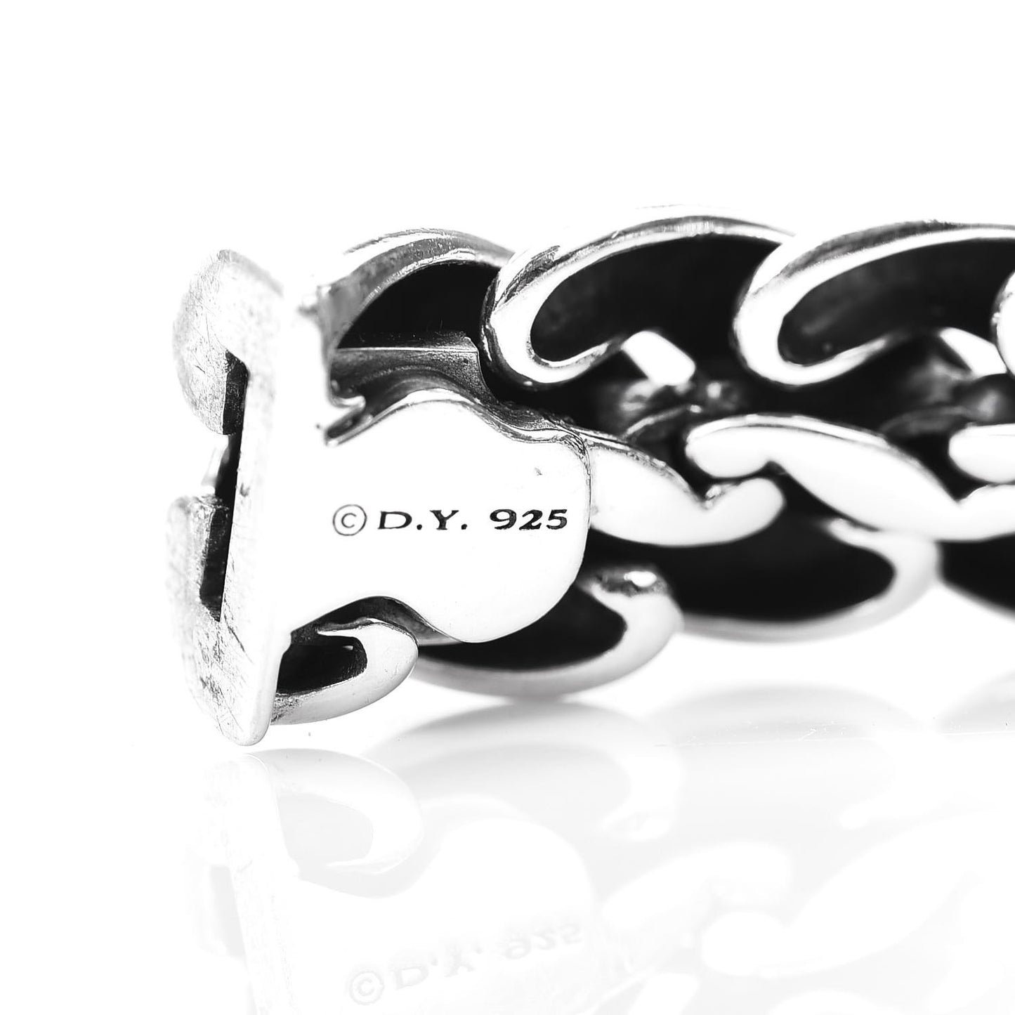 Sterling Silver 15mm Hampton Cable Necklace