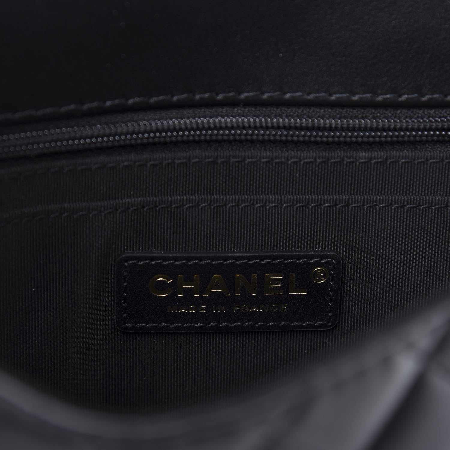 Chanel Calfskin Quilted Small Strap Into Flap Bag Black Brown 9 of 12