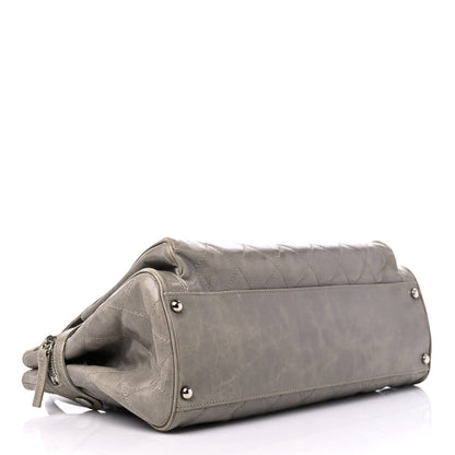 Chanel Glazed Calfskin Small New Portobello Grey 5 of 17