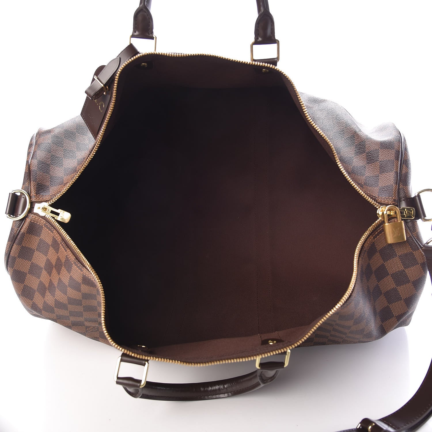Louis Vuitton Damier Ebene Keepall Bandouliere 55 5 of 16