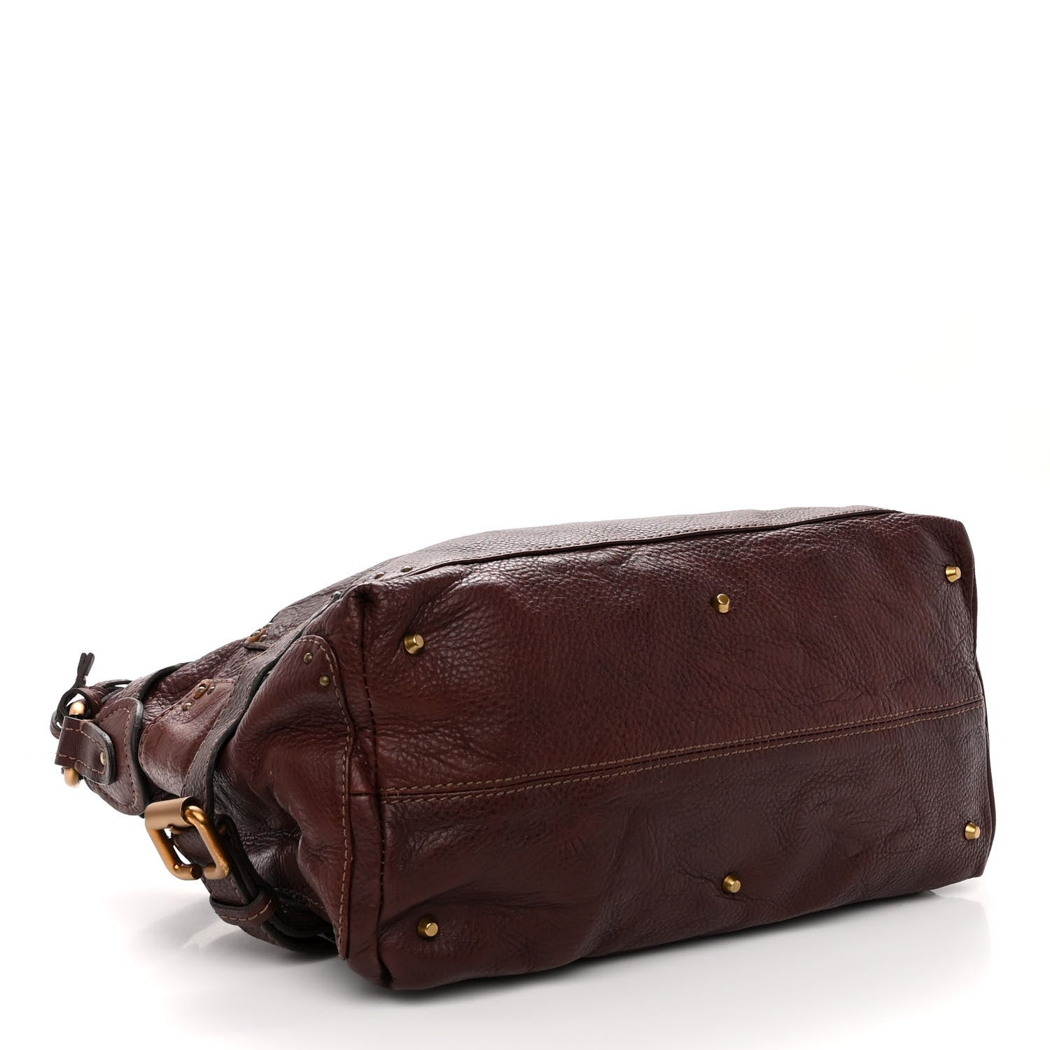 Chloe Calfskin Paddington Hobo Burgundy 4 of 10