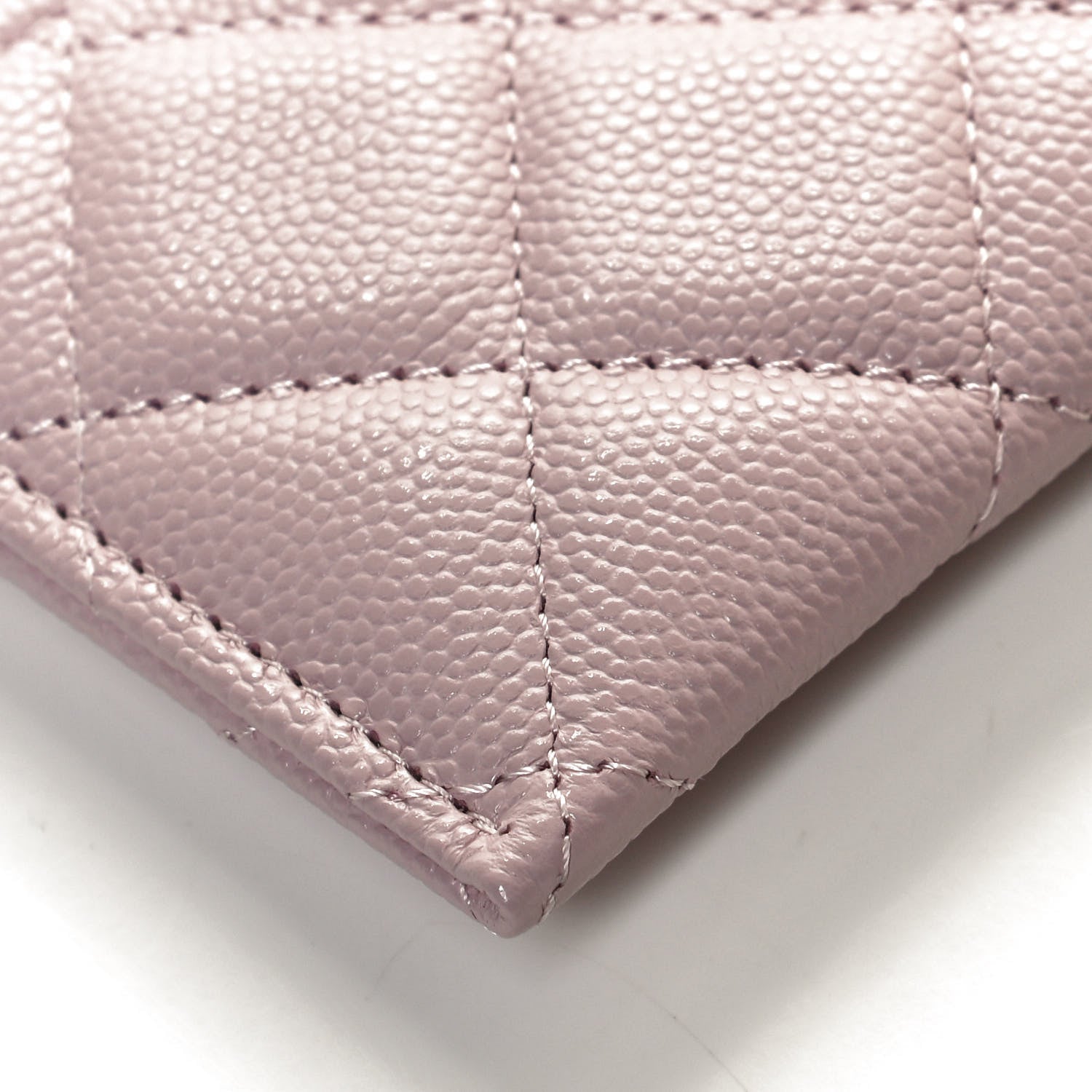 Chanel Caviar Quilted Card Holder Light Pink 9 of 10