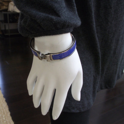 Hermes Enamel Clic Clac H Bracelet PM Bleu 2 of 5