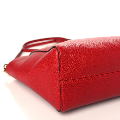 Gucci Dollar Calfskin MIni Swing Top Handle Bag Tabasco 7 of 9