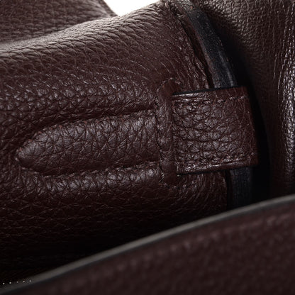 Hermes Togo Kelly Retourne 35 Chocolate 8 of 21