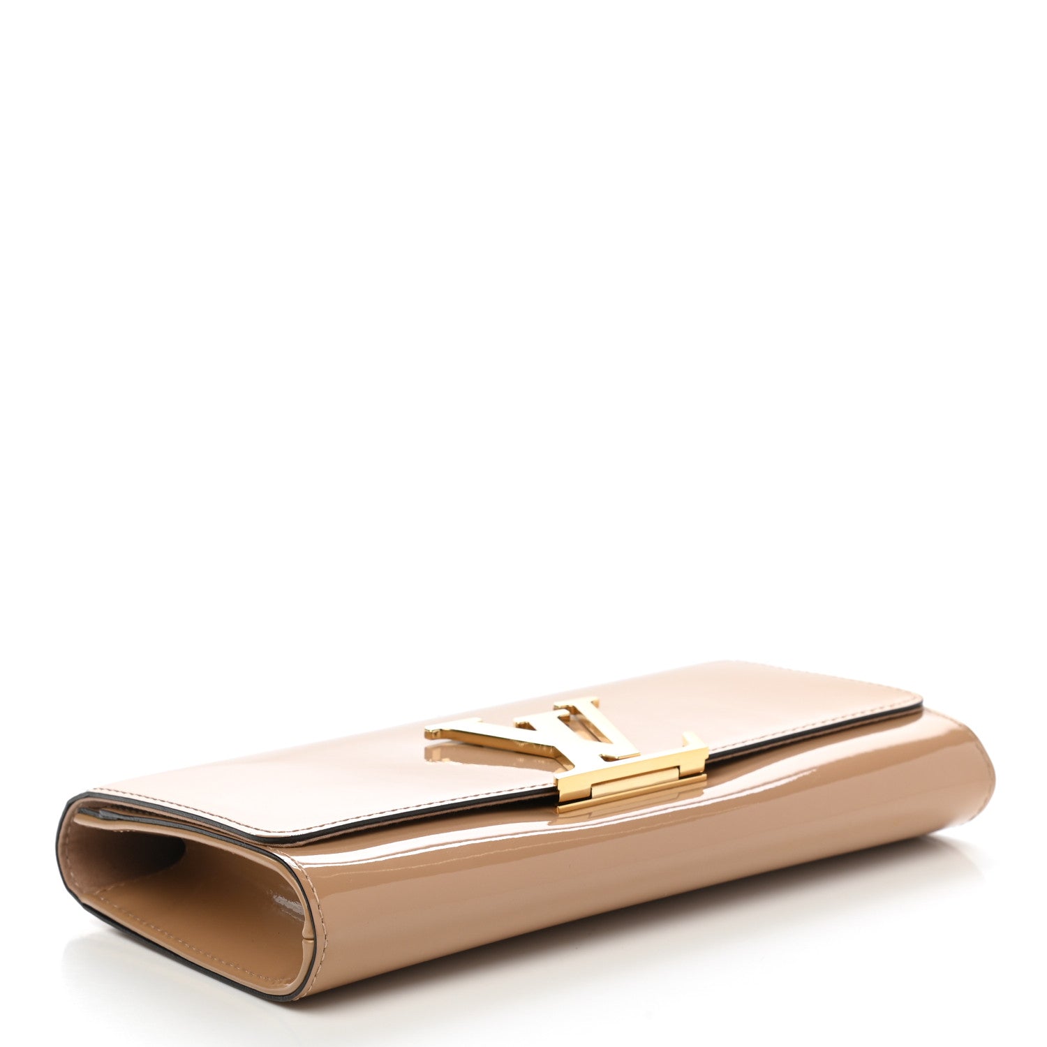 Louis Vuitton Patent Louise Clutch Nude 4 of 11
