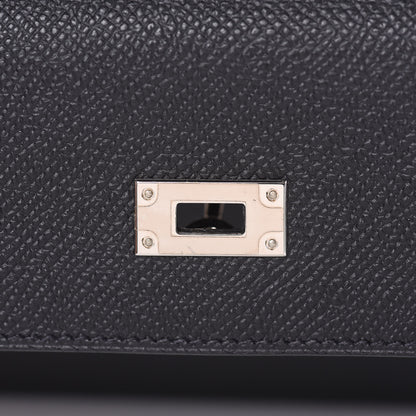 Hermes Epsom Kelly Longue Wallet Black 7 of 17