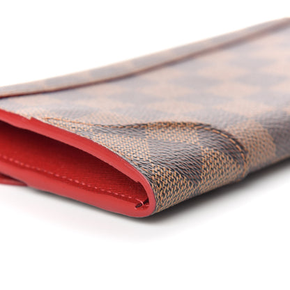 Louis Vuitton Damier Ebene Caissa Wallet Cherry 5 of 10