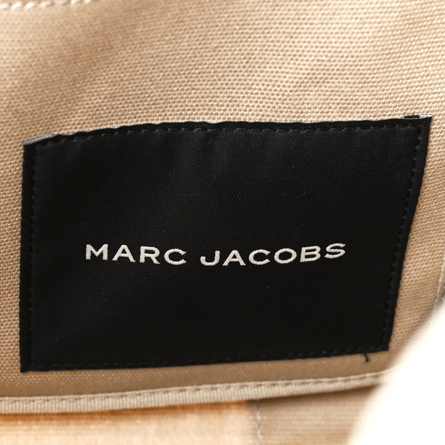 Cotton Canvas Large The Tote Bag Beige