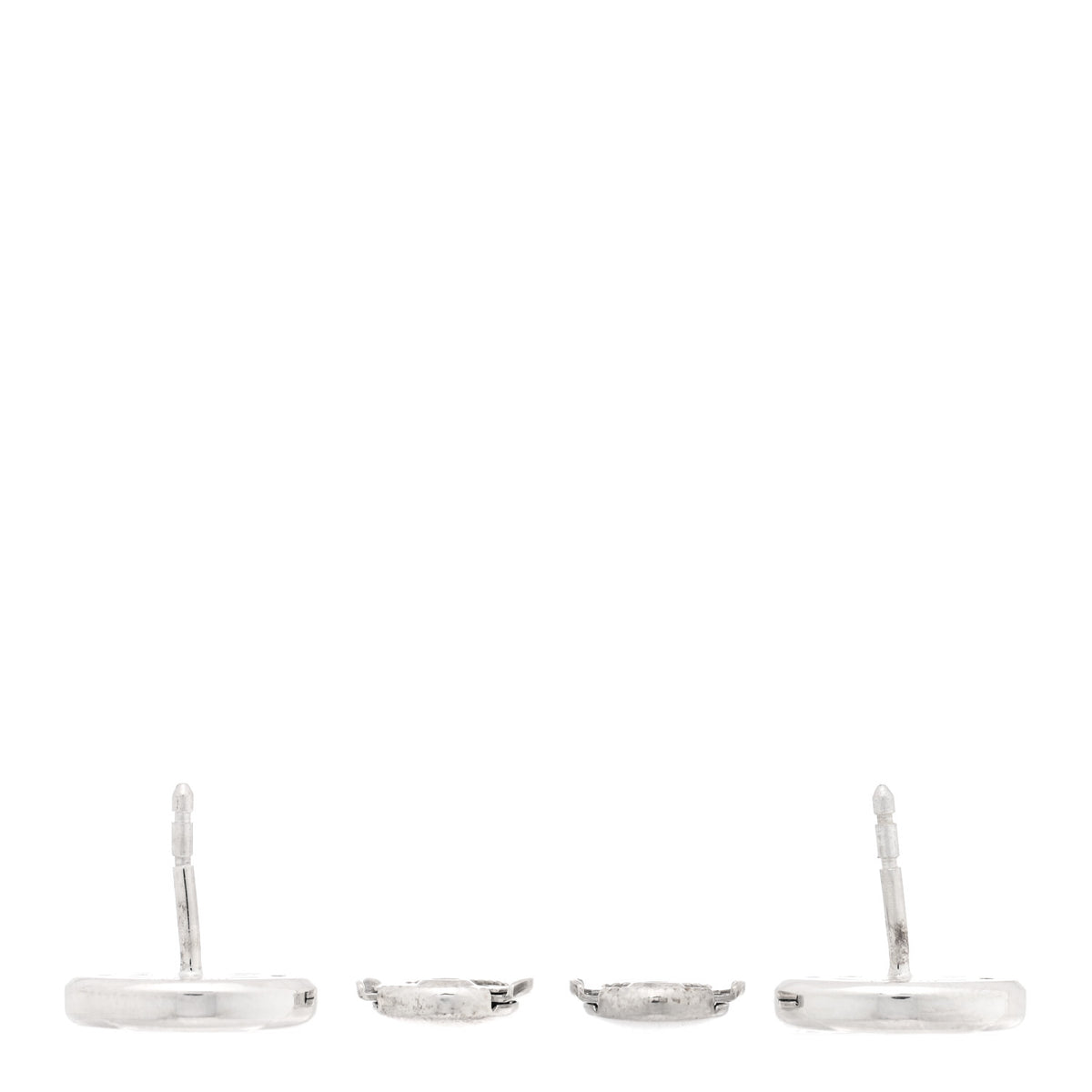 Sterling Silver PM Point Sellier Earrings