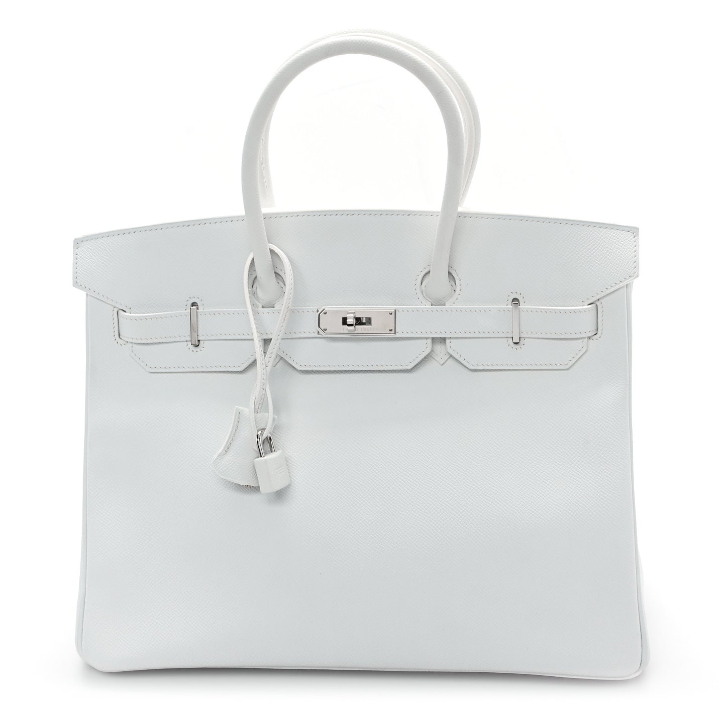 Epsom Birkin 35 White