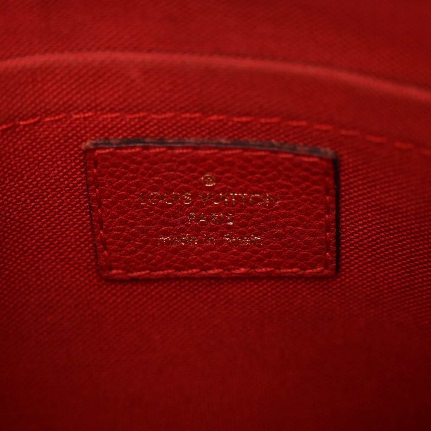 Monogram Pallas Clutch Cherry