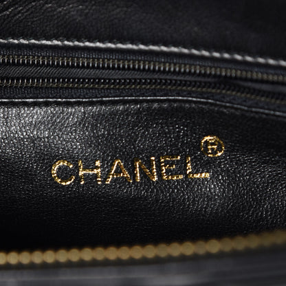 Chanel Lambskin Quilted Tassel Shoulder Bag Black 6 of 9