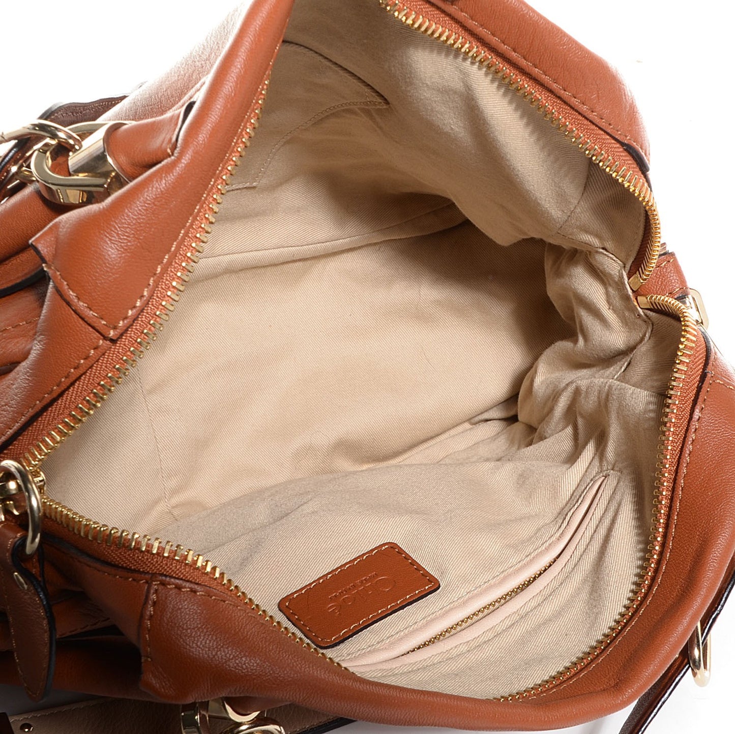 Calfskin Medium Military Paraty Caramel