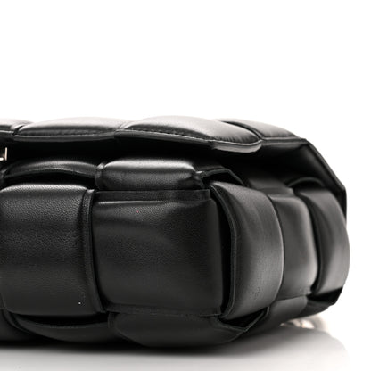 Bottega Veneta Lambskin Maxi Intreccio Padded Chain Cassette Crossbody Bag Black 10 of 10