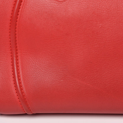 Celine Supple Calfskin Medium Phantom Luggage Vermillion 10 of 21