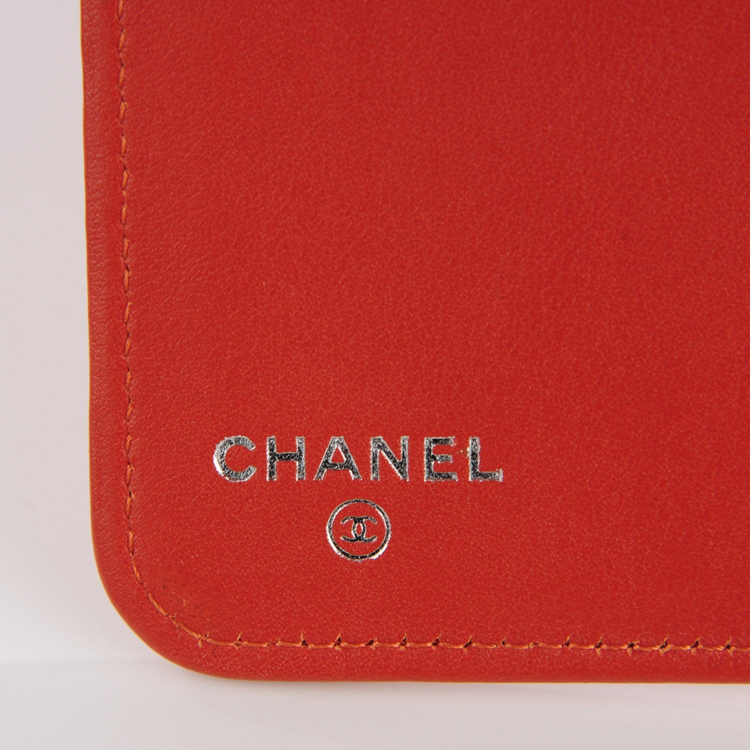 Chanel Caviar iPad Case Orange 6 of 8