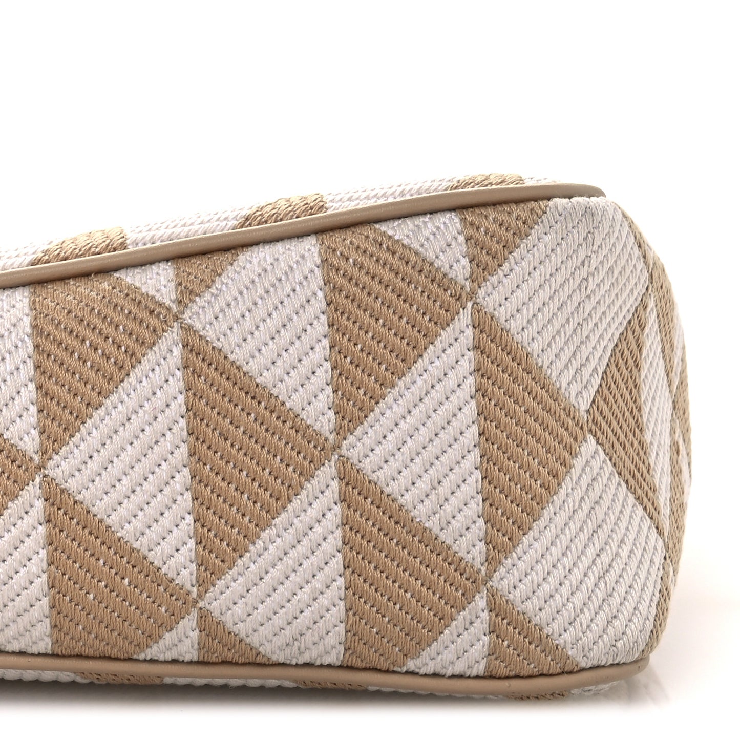 Jacquard Triangolo Symbole Embroidered Mini Triangle Bag Corda Talco