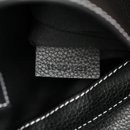 Christian Dior X KAWS Grained Calfskin Saddle Pouch Black 7 of 12