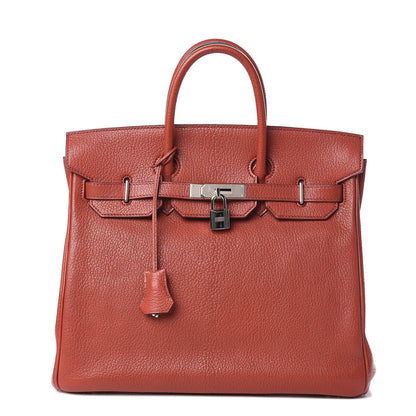 Hermes Chevre Mangalore HAC Birkin 32 Coq de Roche 1 of 33