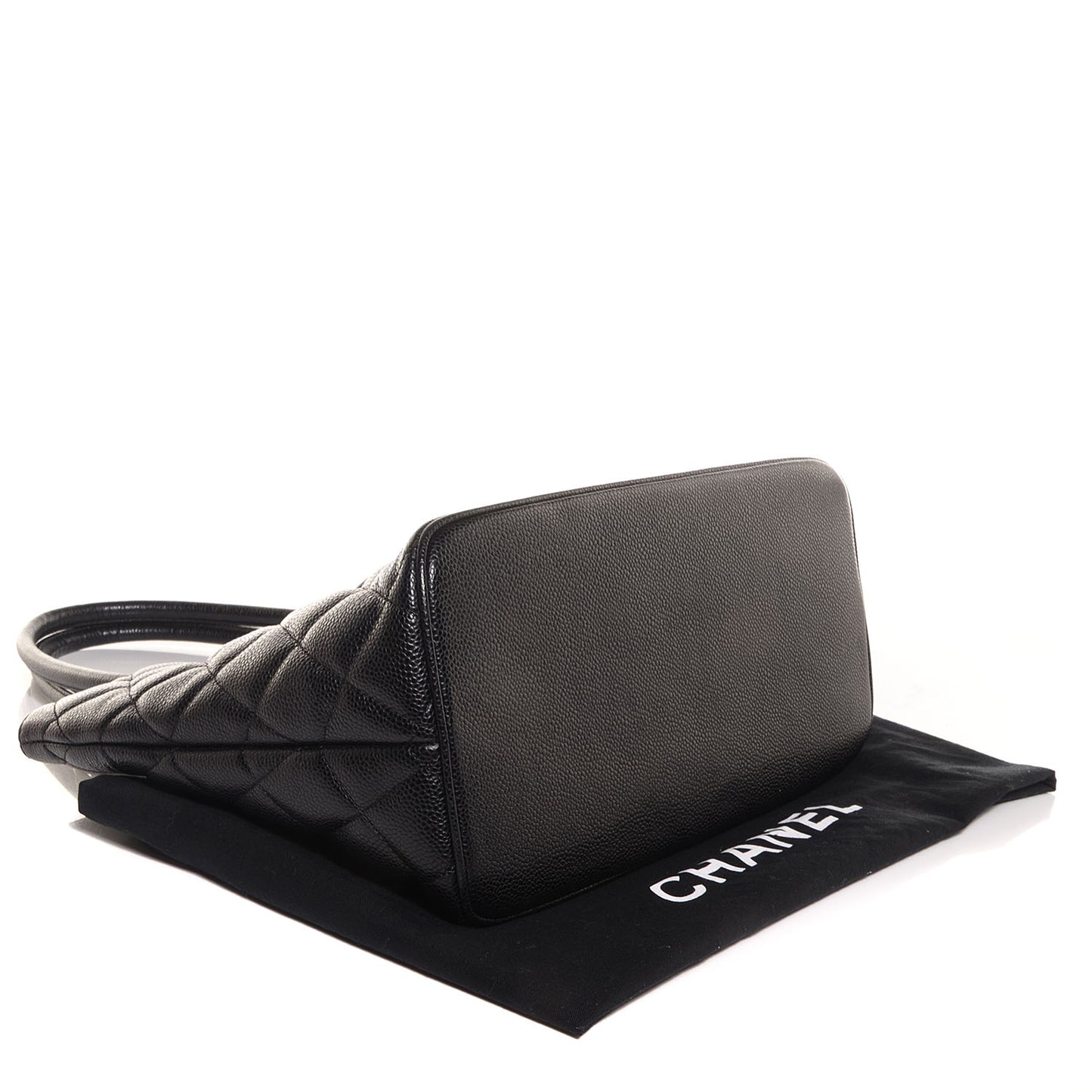 Caviar Medallion Tote Black