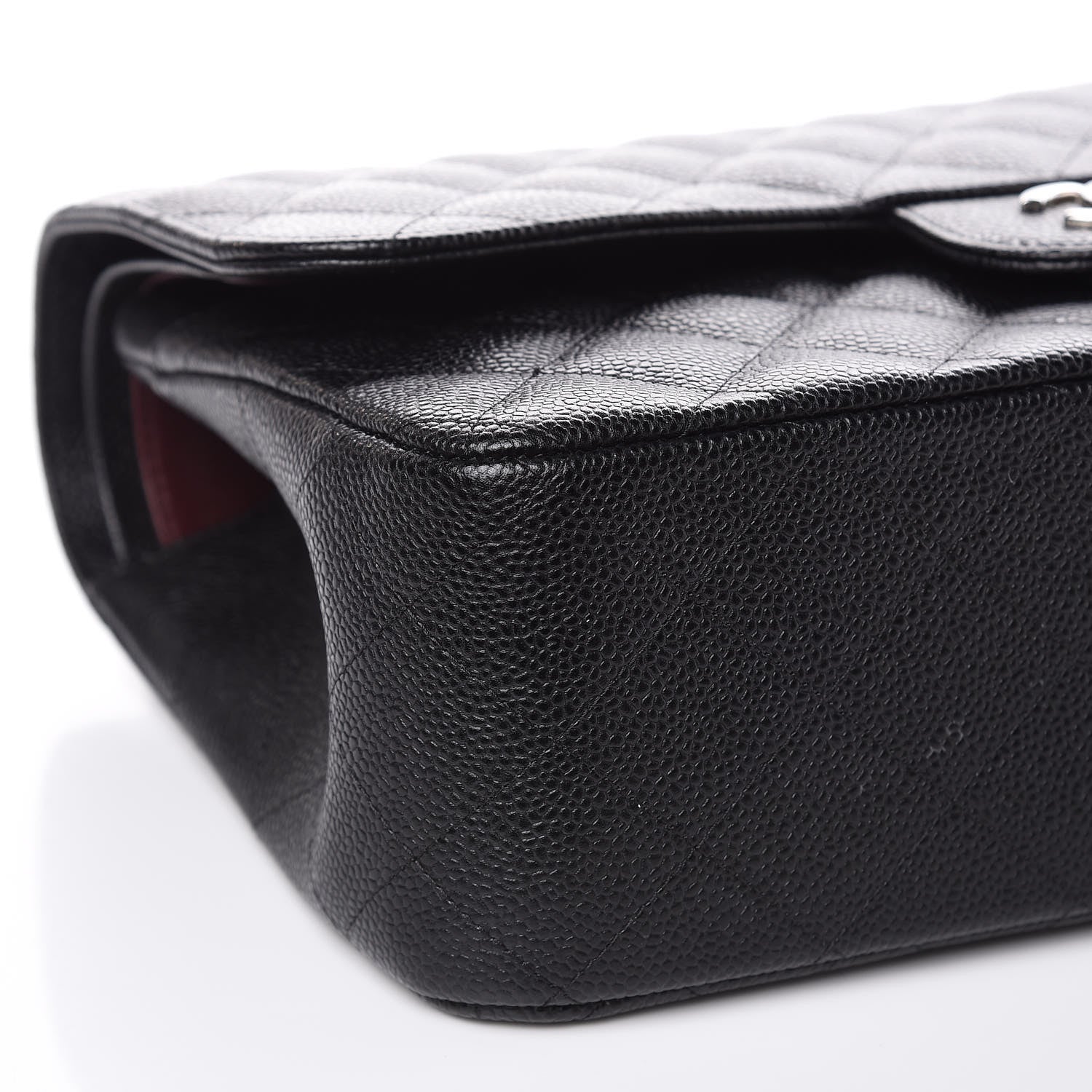 Chanel Caviar Quilted Jumbo Double Flap Black 8 of 11