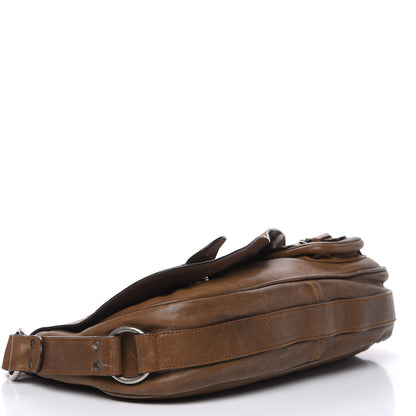 Christian Dior Calfskin Medium Gaucho Double Saddle Brown 4 of 19