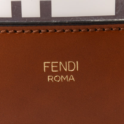 Fendi TPU FF Vitello Aura F is Fendi Grande Mon Tresor Bucket Bag White Cuoio 8 of 10